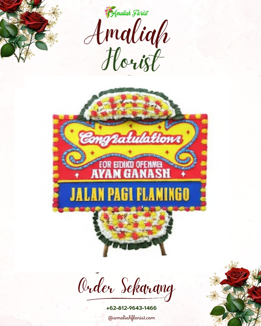 Sewa Papan Bunga Petarukan